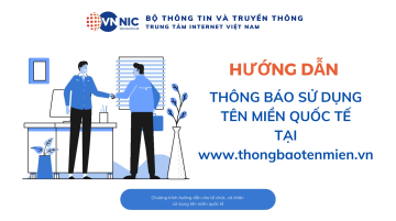 Hướng dẫn khai báo tên miền Quốc tế sau khi đăng ký